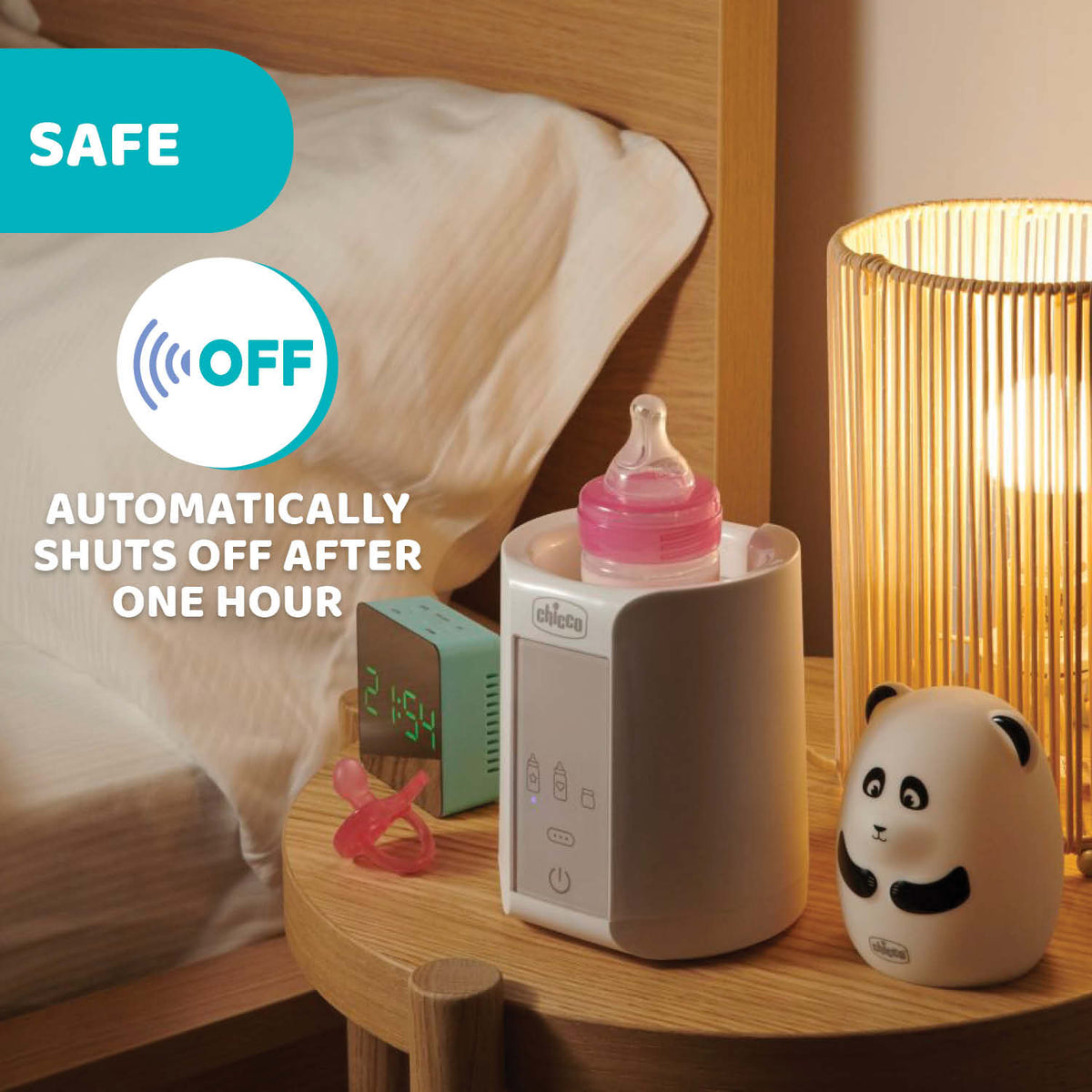 Incalzitor electric Chicco 2 in 1 cu adaptor pentru autovehicul, 0 luni+