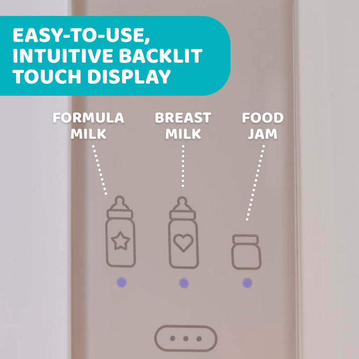 Incalzitor electric Chicco pentru biberoane, 0luni+