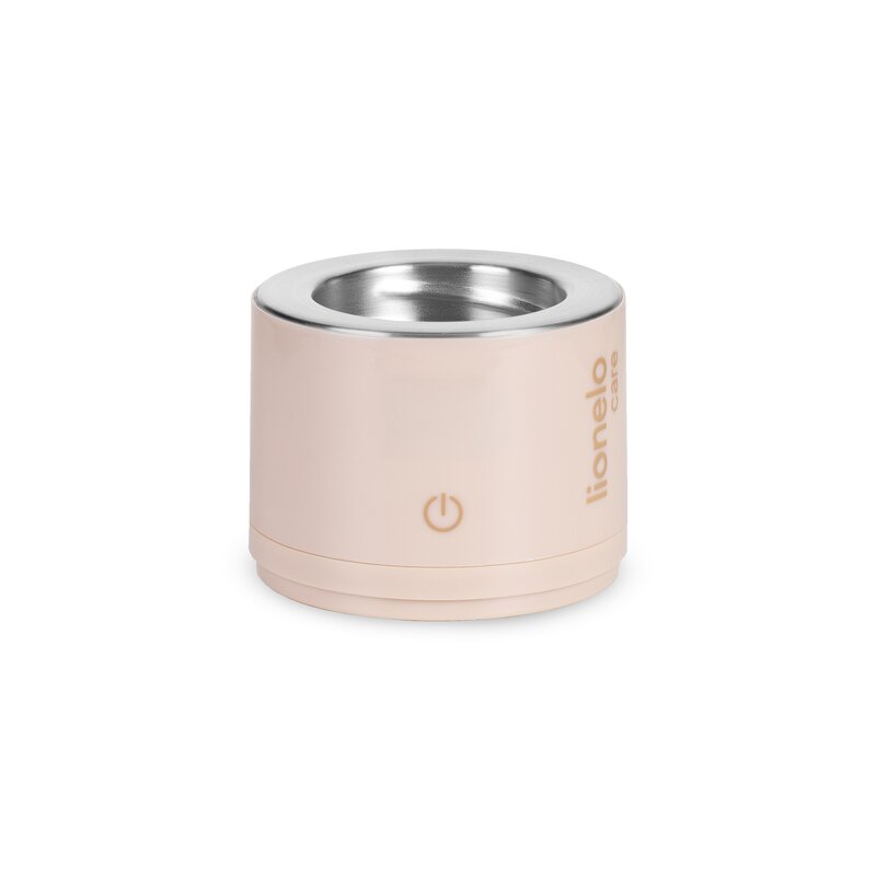 Incalzitor portabil, Lionelo, ThermUp Swift, Portabil, Incalzire in 3 minute, Mentinerea temperaturii, 60 W, USB-C, 4 setari de temperatura: 37-50°C, Recipient 180 ml inclus, Rose Gold