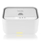 Incalzitor servetele umede, Lionelo, Babybliss, Cu 3 setari de temperatura, Loc suficient pentru un intreg pachet de servetele umede, Panou de control cu ecran tactil, Fara BPA, White