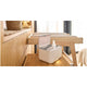Incalzitor servetele umede, Lionelo, Babybliss, Cu 3 setari de temperatura, Loc suficient pentru un intreg pachet de servetele umede, Panou de control cu ecran tactil, Fara BPA, White