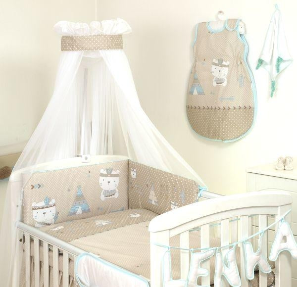Jolie Lenjerie 3 piese Indi Beige 120*60cm - gogobaby.ro