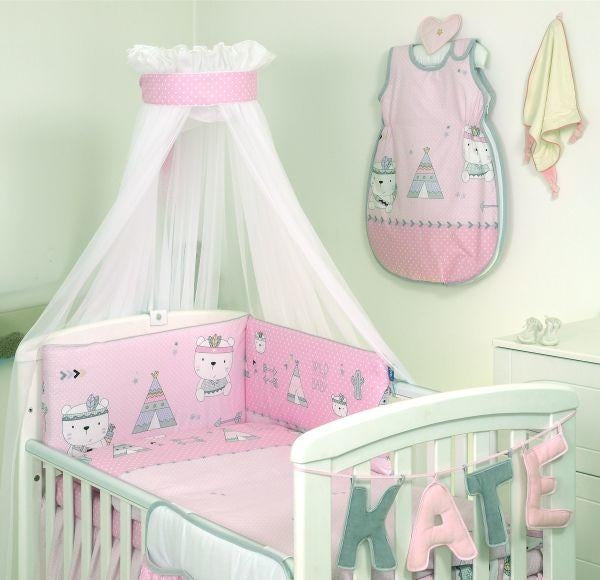 Jolie Lenjerie 3 piese Indi Pink 120*60cm
