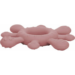 Inel de dentitie, FreeON, Pentru masajul gingiilor, Cu diverse texturi, Din silicon, Fara BPA, 3 luni+, Pink