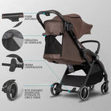 Carucior sport pliere automata Coccolle Arella Coffee Brown