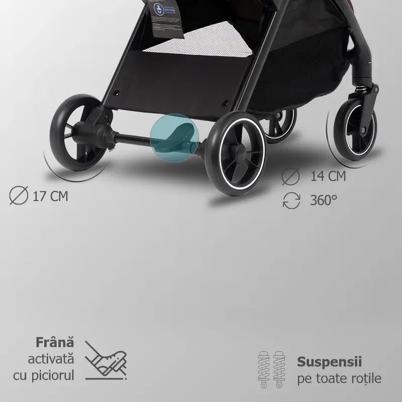 Carucior sport pliere automata Coccolle Arella Coffee Brown
