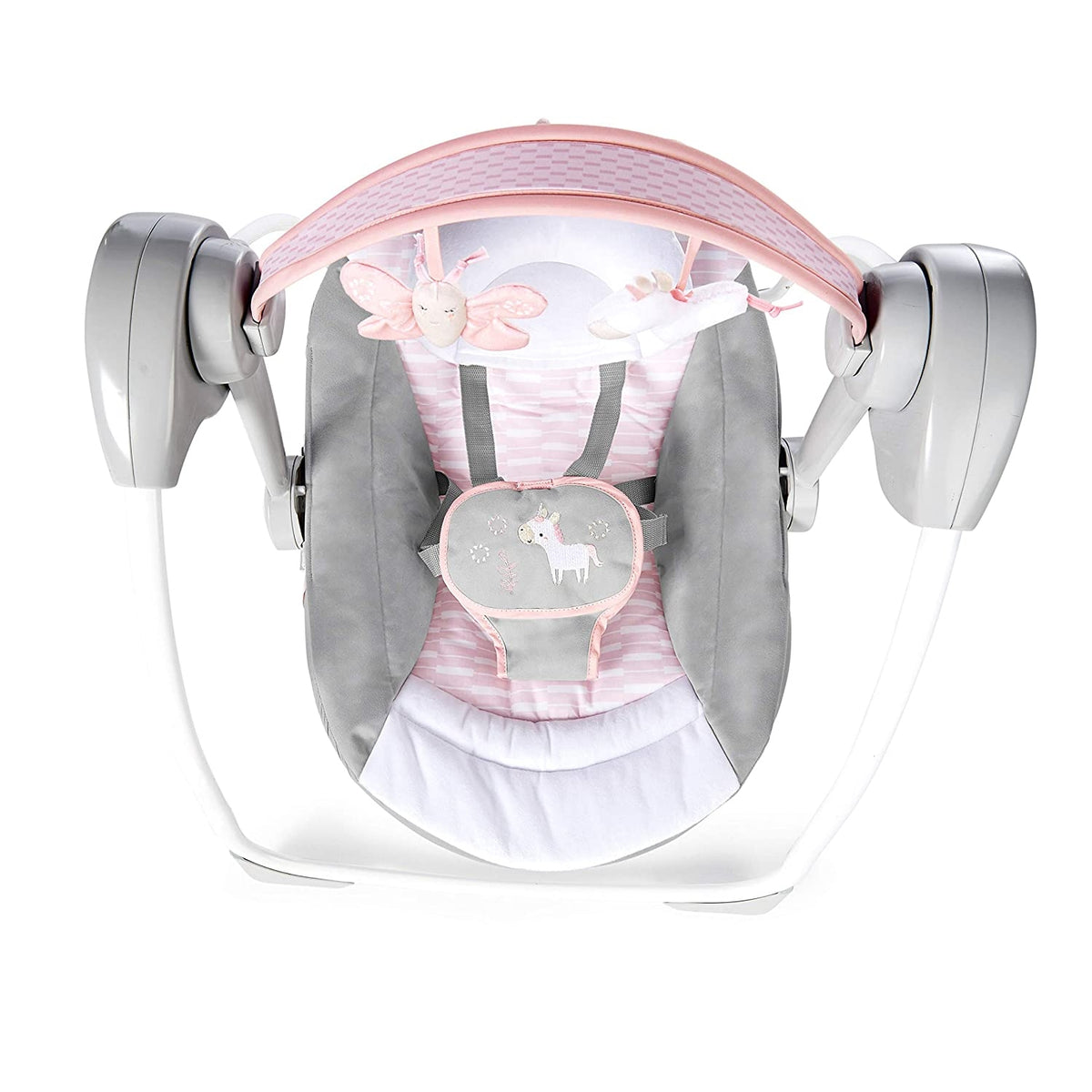 Ingenuity - Leagan portabil Comfort 2 Go Flora the Unicorn - gogobaby.ro