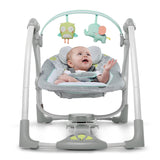 Ingenuity - Leagan portabil Swing 'n Go Portable Swing™ - Hugs & Hoots™
