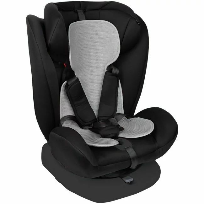 Insert antitranspiratie pentru scaun auto, FreeON, Din plasa respirabila 3D, Universal, Grey