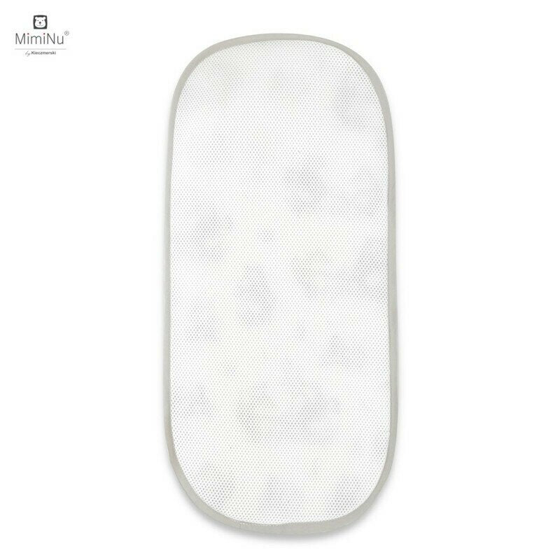Insertie landou anti-transpiratie, MimiNu, Din plasa 3D, Materiale certificate Oeko Tex Standard 100, Lulu Natural