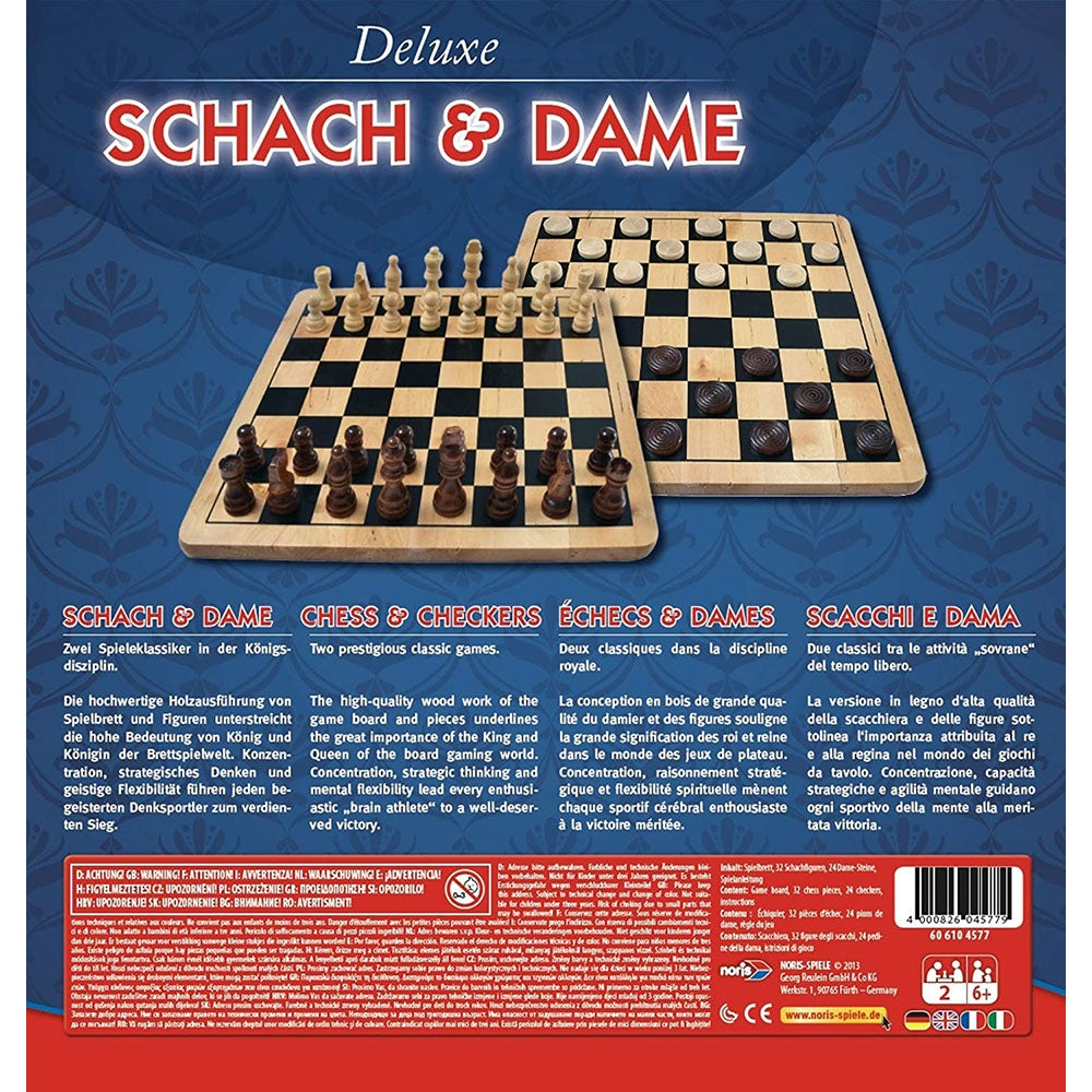 Joc Noris Deluxe Chess and Checkers - gogobaby.ro