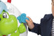 Jucarie Chicco 2 in 1, centru de activitati si antemergator Dinozaur, 9-24 luni