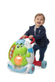 Jucarie Chicco 2 in 1, centru de activitati si antemergator Dinozaur, 9-24 luni