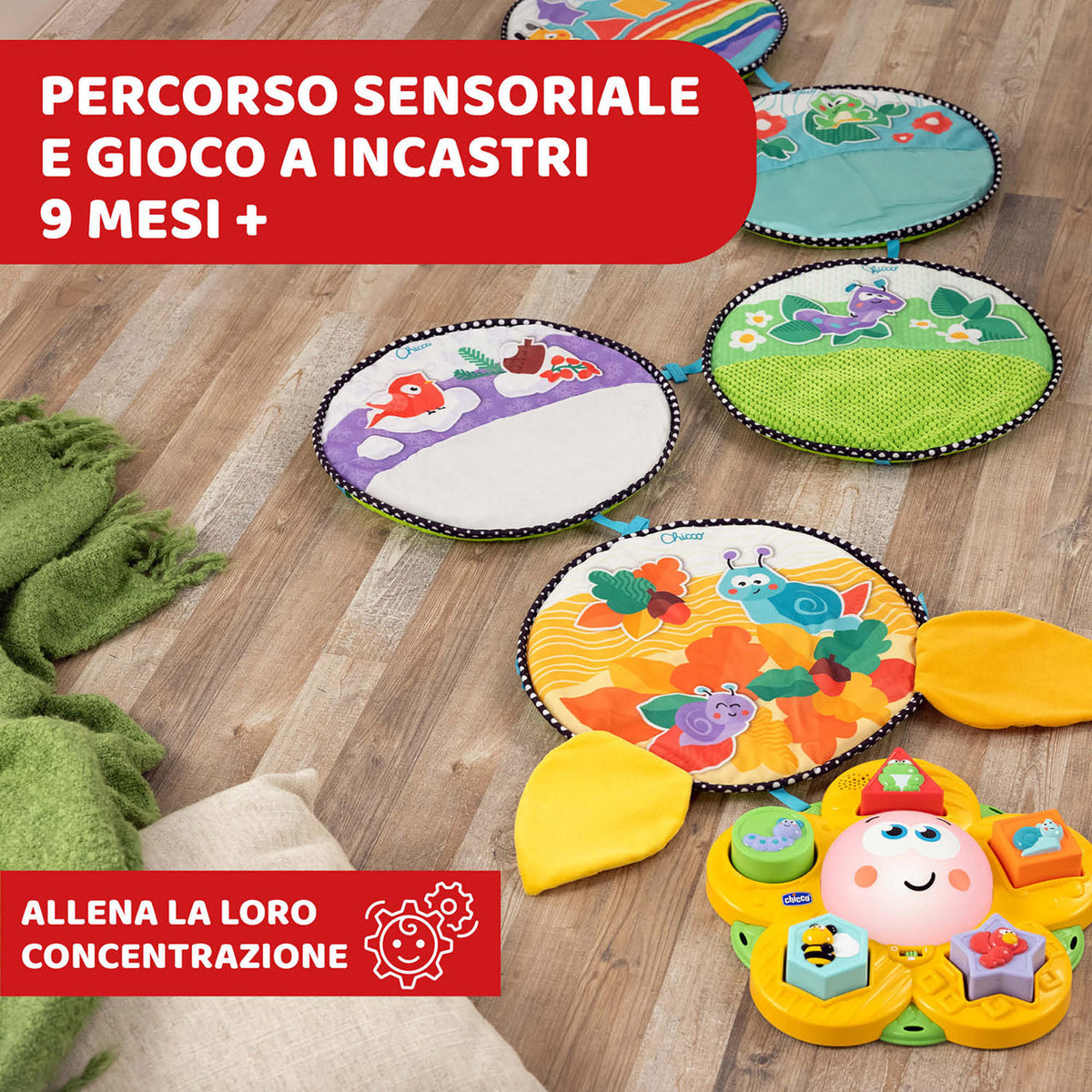 Jucarie Chicco centru de activitati electronic Cele 4 anotimpuri, 9luni+ - gogobaby.ro