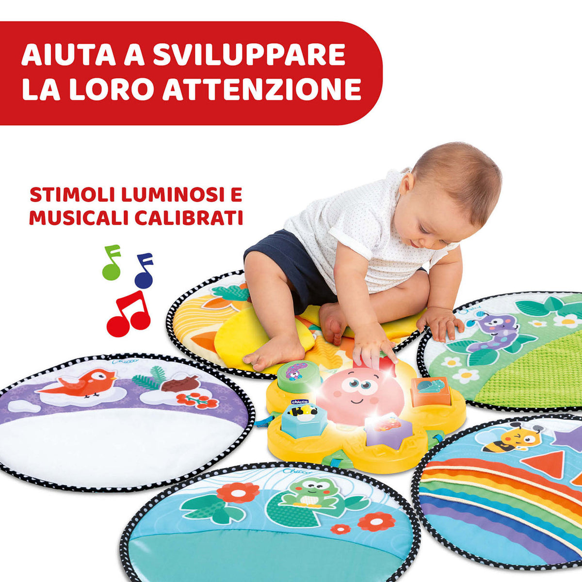 Jucarie Chicco centru de activitati electronic Cele 4 anotimpuri, 9luni+ - gogobaby.ro