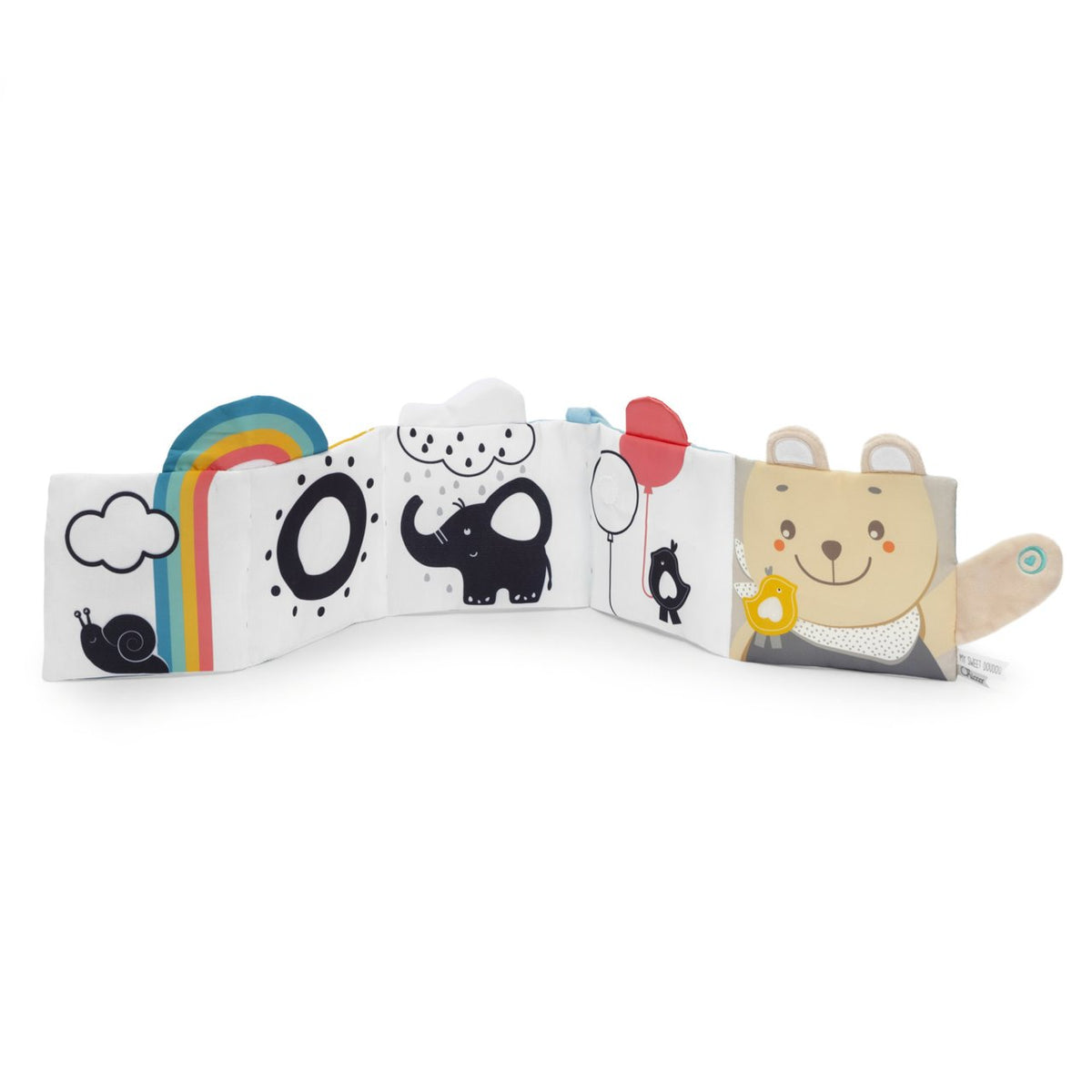 Jucarie copii Chicco My Soft DouDou carte senzoriala, unisex, 0luni+ - gogobaby.ro