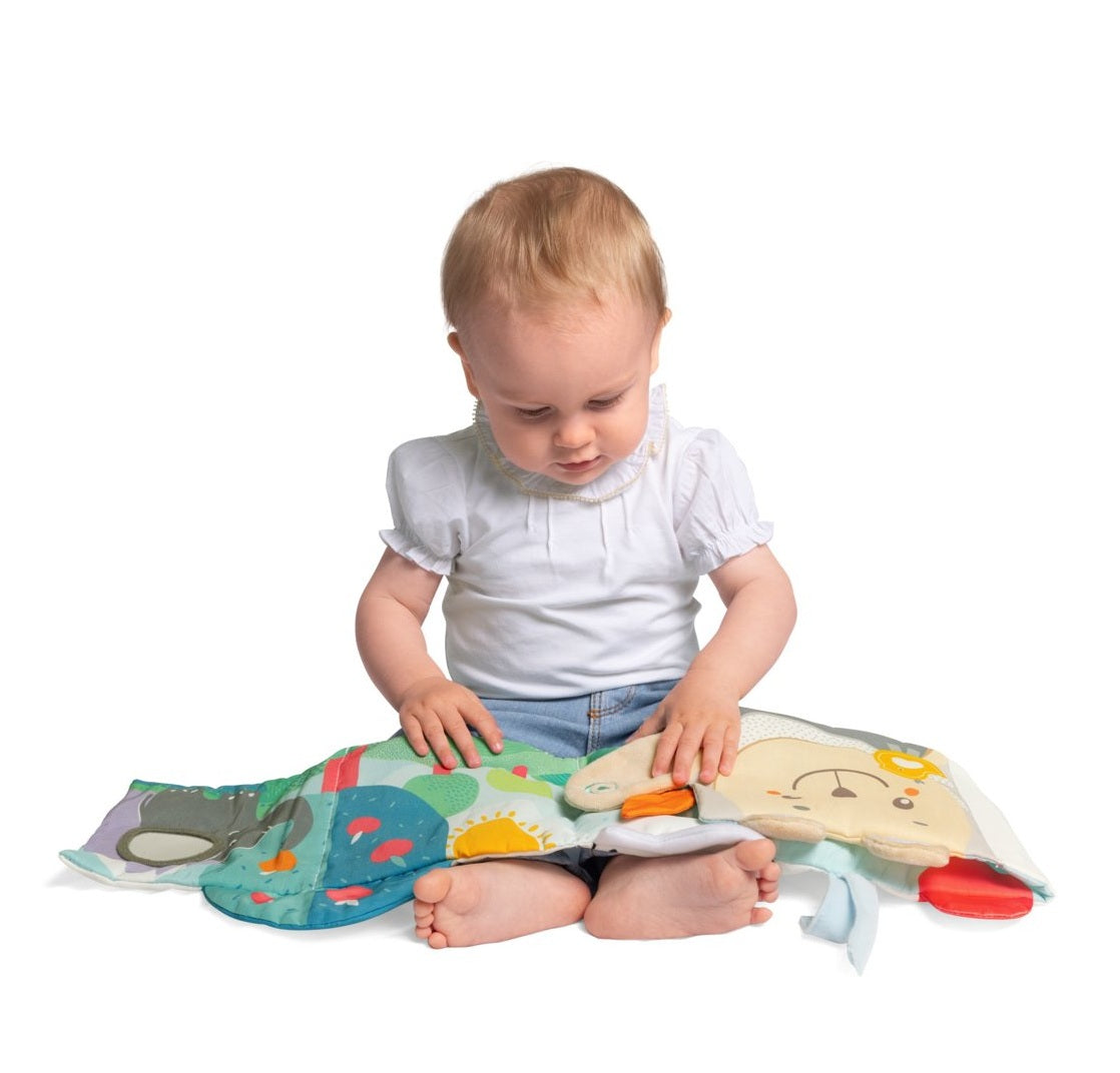 Jucarie copii Chicco My Soft DouDou carte senzoriala, unisex, 0luni+ - gogobaby.ro
