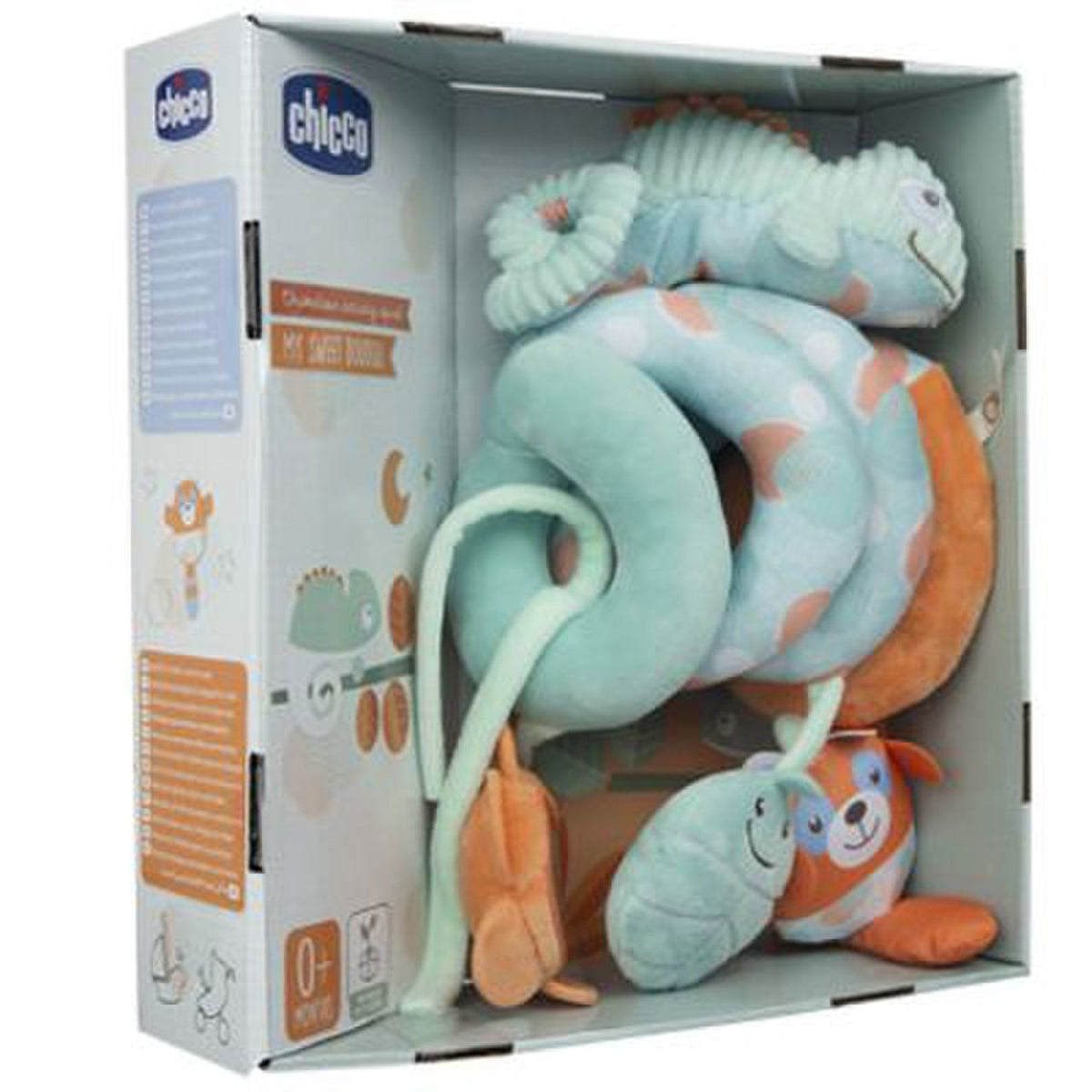 Jucarie cu activitati Chicco Spirala cameleon, 0luni+ - gogobaby.ro