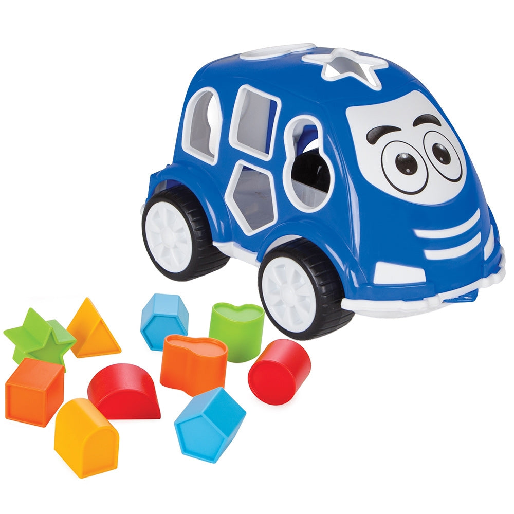 Jucarie cu sortator Pilsan Car blue - gogobaby.ro