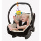 Jucarie cu vibratii, Playgro, Pentru carucior, scoica auto si patut, Wiggling Bertie Bee, 23 cm