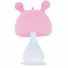 Jucarie de dentitie, Bocioland, Ciupercuta, BPA Free, 0 luni+, Pink