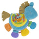 Jucarie din plus, Playgro, Clip Clop, Carticica tactila, Stimuleaza dezvoltarea senzoriala, Cu inele pentru dentitie, Cu diverse forme si texturi, 3 luni+, Musical Clip Clop Teether Book