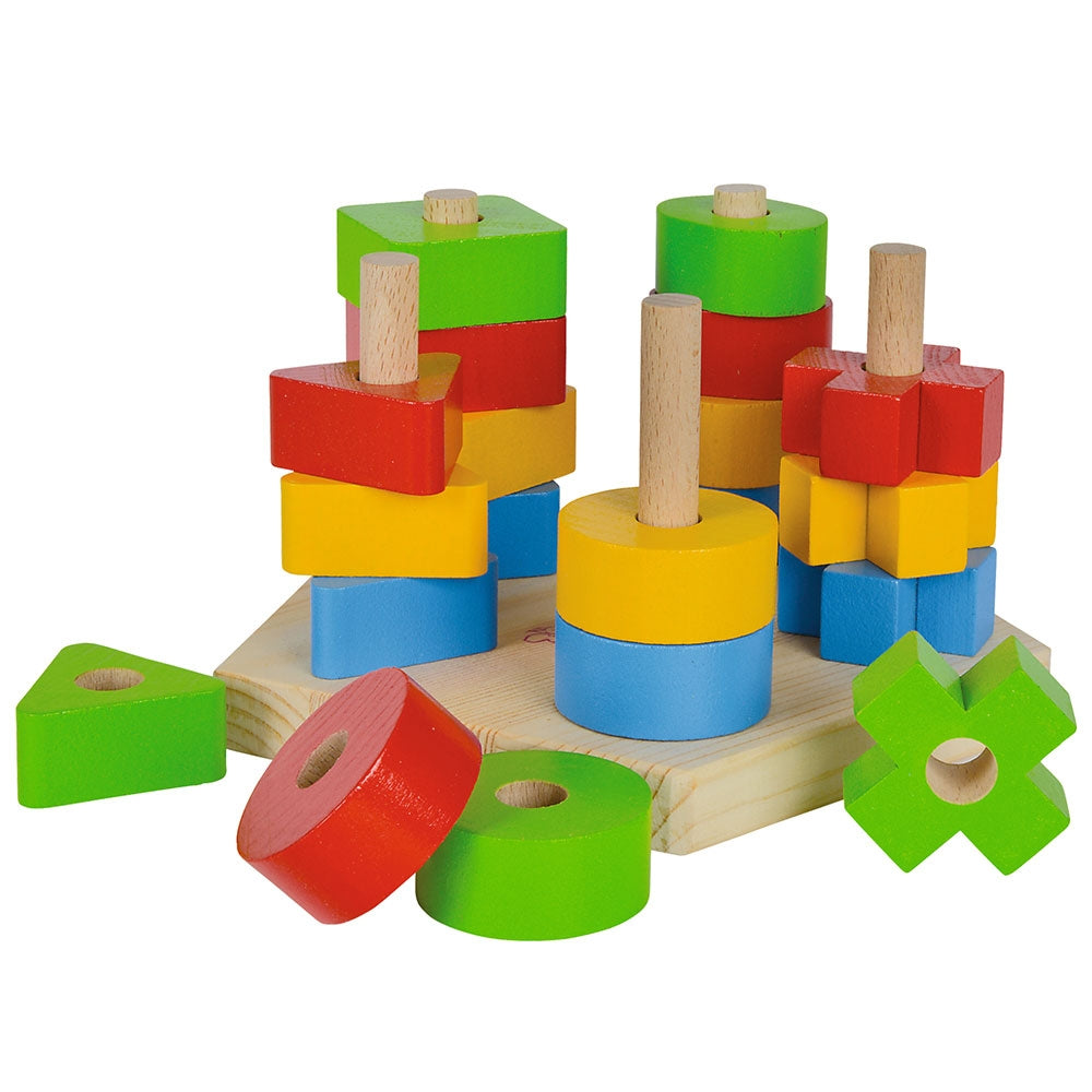 Jucarie din lemn Eichhorn Stacking Toy - gogobaby.ro