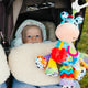 Jucarie, Playgro, Pentru carucior, scoica auto si patut, Cu jucarie de dentitie, Cu sunete, Activity Friend Clip Clop, 39 cm