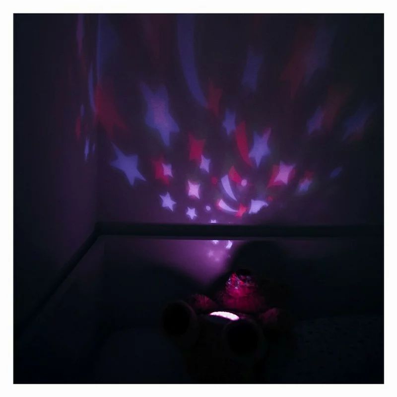 Jucarie multifuncionala, Cu proiector muzical, Free2Play, Din plus, Cu 7 modele de proiectie, Cu sunete si melodii, Bear