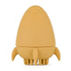 Jucarie pentru baie, Petite&Mars, Splashy Rocket, Din silicon, Fara BPA, 6 luni+, 11x7.5x7.5 cm, Ocru