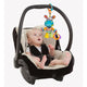 Jucarie, Playgro, Pentru carucior, scoica auto si patut, Cu jucarie de dentitie, Zoe Zebra Munchimal, 32 cm