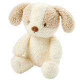 Jucarie plus bebelusi, Nattou, Baby Dog, 24 cm, Material moale si pufos, Prieten de joaca si mangaiere, Stimuleaza simtul tactil si motricitatea fina, 0 luni+, Bej