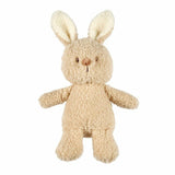Jucarie plus bebelusi, Nattou, Baby Rabbit, 24 cm, Material moale, Stimuleaza simtul tactil si motricitatea fina, Prieten de joaca si mangaiere, 0 luni+, Bej