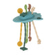 Jucarie senzoriala, Petite&Mars, Crazy rocket, Din silicon, Fara BPA, Moale si flexibila, 20 cm, 10 luni+, Albastru