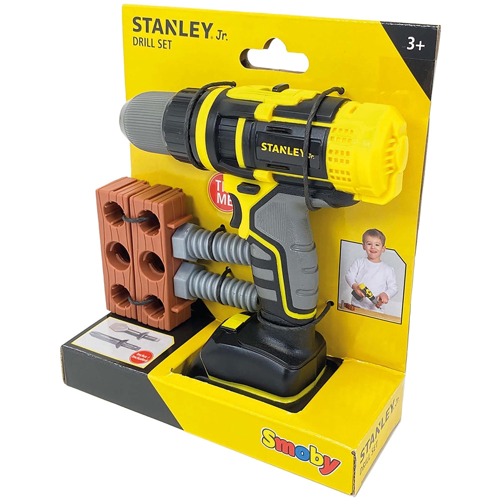 Jucarie Smoby Bormasina mecanica Stanley cu accesorii - gogobaby.ro