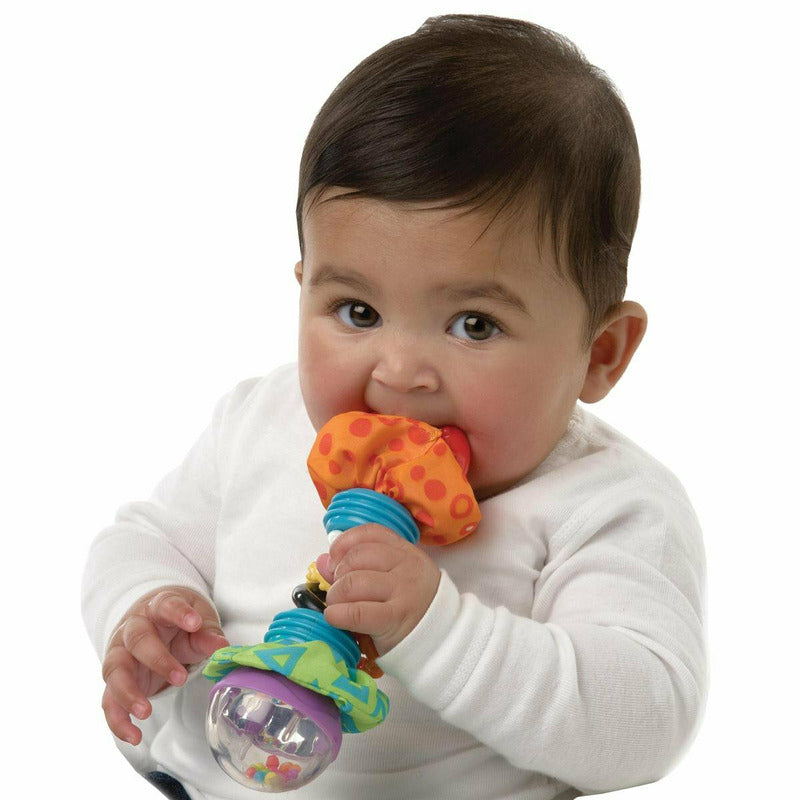 Jucarie zornaitoare, Playgro, Cu diferite texturi, Dimensiune mare, Super Shaker - gogobaby.ro