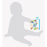 Jucarie zornaitoare si de dentitie, Playgro, Cu activitati, Cu jucarii de dentitie, Cu margele, Cu diferite texturi, Clip Clop Activity Rattle, 11 cm