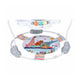 Jumper interactiv, FreeON, Jump&Play, Cu scaun rotativ la 360 grade, Reglabil pe inaltime, Cu melodii, lumini si jucarii, Conform cu standardul european de securitate EN 14036:2003, Multicolor