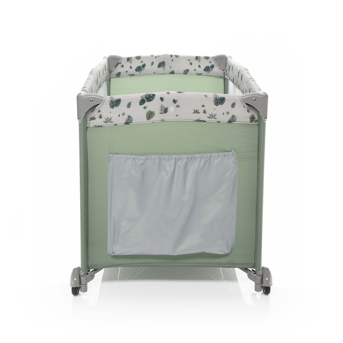 ZOPA - Patut pliant 1 nivel Caravan Jungle Green - gogobaby.ro