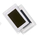 Kit rama foto tripla, Jane, Cu cerneala pentru manuta si piciorus, Non-toxic, White