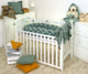 Jolie Protectie impletita pentru patut si Baby Nest Pure Salvia, 240*21 cm