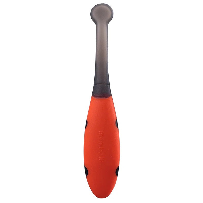 Periuta de dinti din silicon pentru antrenament, 6 luni+, Mombella, Buburuza - gogobaby.ro