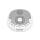 Lampa de veghe, Lionelo, BabyNap, 2 in 1, Wireless, Cu sunete si melodii de leagan, Cu 11 culori si 3 niveluri de luminozitate, Cu functie de redare si inregistrare batai inima, Alb