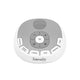 Lampa de veghe, Lionelo, BabyNap, 2 in 1, Wireless, Cu sunete si melodii de leagan, Cu 11 culori si 3 niveluri de luminozitate, Cu functie de redare si inregistrare batai inima, Alb