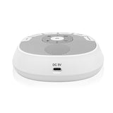 Lampa de veghe, Lionelo, BabyNap, 2 in 1, Wireless, Cu sunete si melodii de leagan, Cu 11 culori si 3 niveluri de luminozitate, Cu functie de redare si inregistrare batai inima, Alb