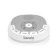 Lampa de veghe, Lionelo, BabyNap, 2 in 1, Wireless, Cu sunete si melodii de leagan, Cu 11 culori si 3 niveluri de luminozitate, Cu functie de redare si inregistrare batai inima, Alb