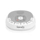 Lampa de veghe, Lionelo, BabyNap, 2 in 1, Wireless, Cu sunete si melodii de leagan, Cu 11 culori si 3 niveluri de luminozitate, Cu functie de redare si inregistrare batai inima, Alb