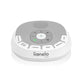 Lampa de veghe, Lionelo, BabyNap, 2 in 1, Wireless, Cu sunete si melodii de leagan, Cu 11 culori si 3 niveluri de luminozitate, Cu functie de redare si inregistrare batai inima, Alb