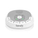 Lampa de veghe, Lionelo, BabyNap, 2 in 1, Wireless, Cu sunete si melodii de leagan, Cu 11 culori si 3 niveluri de luminozitate, Cu functie de redare si inregistrare batai inima, Alb