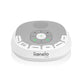 Lampa de veghe, Lionelo, BabyNap, 2 in 1, Wireless, Cu sunete si melodii de leagan, Cu 11 culori si 3 niveluri de luminozitate, Cu functie de redare si inregistrare batai inima, Alb